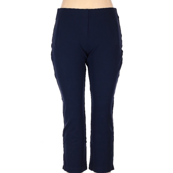 Chico's Pants - Chico’s navy pull on pants